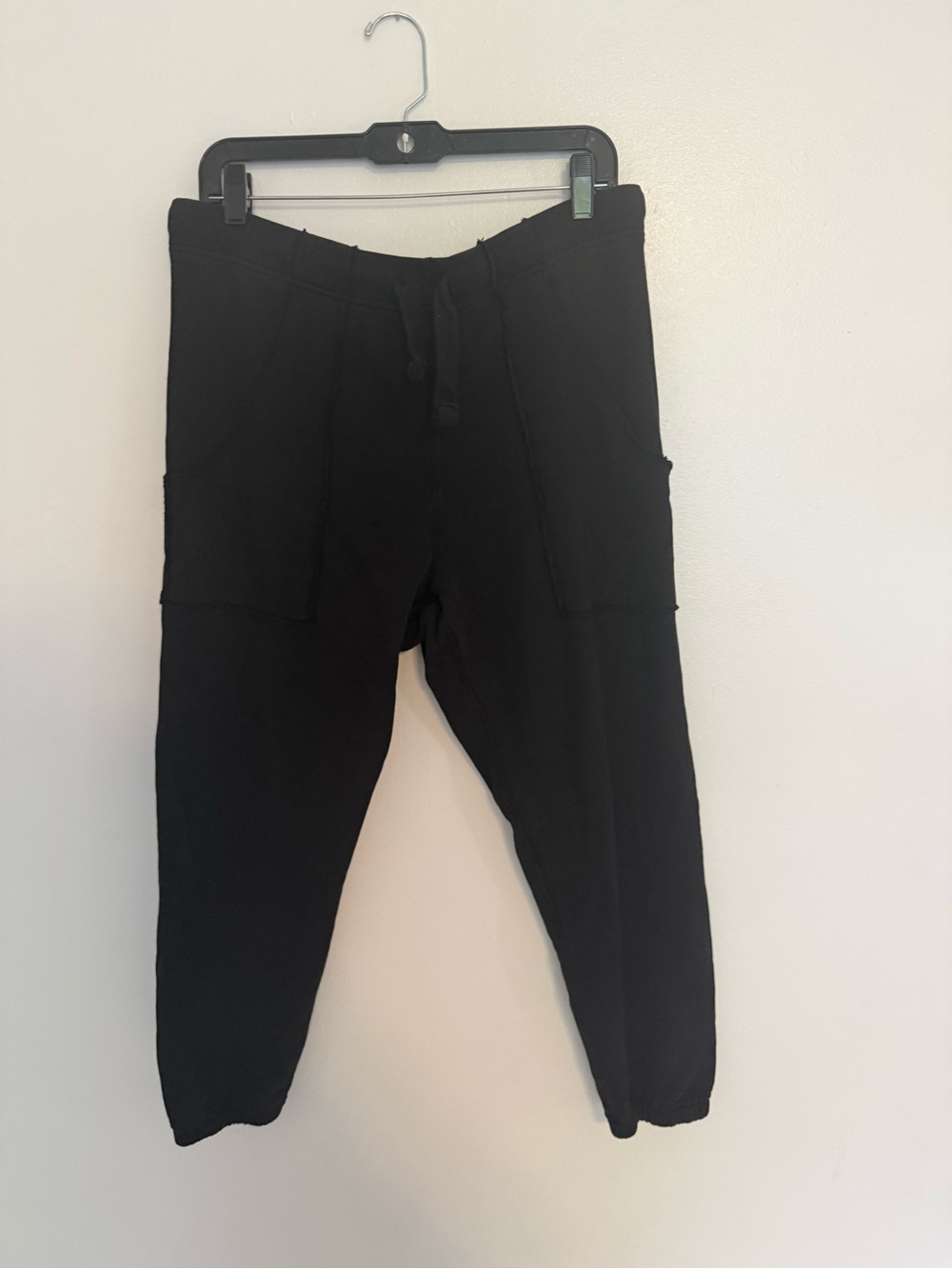 Frank & Eileen Pants Eamon Joggers Triple Terry in Black - Picture 3 of 6